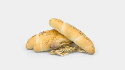 Rohlík sypaný mákem